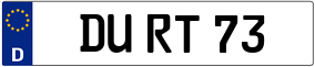 Truck License Plate
